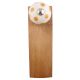 2 Pieces Mustard Dotted Ceramic Floral Door Stopper